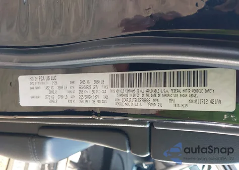 2020 Jeep Grand Cherokee Summit 4X4 from USA, damaged, VIN 1C4RJFJT6LC278002